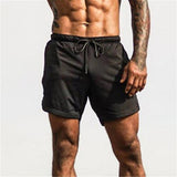 Maxbell Maxbell 2 in 1 Men Running Shorts Built In Base Layer Short Pants Pocket  Camo M