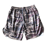 Maxbell Maxbell 2 in 1 Men Running Shorts Built In Base Layer Short Pants Pocket  Camo M