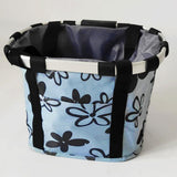 Maxbell Maxbell Foldable Bike Basket Storage Shopping Picnic Pet Bag with Handle Blue