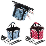 Maxbell Maxbell Foldable Bike Basket Storage Shopping Picnic Pet Bag with Handle Blue
