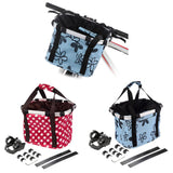 Maxbell Maxbell Foldable Bike Basket Storage Shopping Picnic Pet Bag with Handle Blue