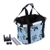 Maxbell Maxbell Foldable Bike Basket Storage Shopping Picnic Pet Bag with Handle Blue