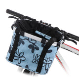 Maxbell Maxbell Foldable Bike Basket Storage Shopping Picnic Pet Bag with Handle Blue
