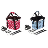 Maxbell Maxbell Foldable Bike Basket Storage Shopping Picnic Pet Bag with Handle Blue