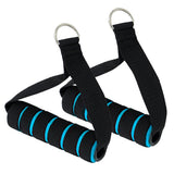 Maxbell Maxbell Resistance Bands Handle with Strong Nylon Strap black and blue