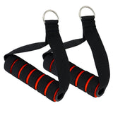 Maxbell Maxbell Resistance Bands Handle with Strong Nylon Strap black and red