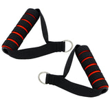 Maxbell Maxbell Resistance Bands Handle with Strong Nylon Strap black and red