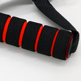 Maxbell Maxbell Resistance Bands Handle with Strong Nylon Strap black and red
