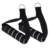 Maxbell Maxbell Resistance Bands Handle with Strong Nylon Strap black and gray