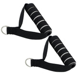 Maxbell Maxbell Resistance Bands Handle with Strong Nylon Strap black and gray
