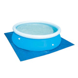 Maxbell Maxbell Waterproof Ground Cloth Tarp Floor Sheet Mat for Swimming Pool 274CM