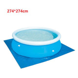 Maxbell Maxbell Waterproof Ground Cloth Tarp Floor Sheet Mat for Swimming Pool 274CM