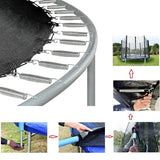 Safety Net Enclosure Mesh Netting Enclosure Black & Pull Tool 16ft 12-Pole