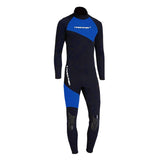 Maxbell Maxbell Full Body Wetsuits 3mm Neoprene Long Sleeve Back Zip for Diving S Blue