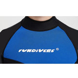 Maxbell Maxbell Full Body Wetsuits 3mm Neoprene Long Sleeve Back Zip for Diving XXXL Blue