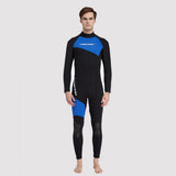 Maxbell Maxbell Full Body Wetsuits 3mm Neoprene Long Sleeve Back Zip for Diving XXXL Blue
