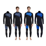 Maxbell Maxbell Full Body Wetsuits 3mm Neoprene Long Sleeve Back Zip for Diving M Gray