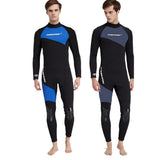 Maxbell Maxbell Full Body Wetsuits 3mm Neoprene Long Sleeve Back Zip for Diving L Gray