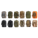 Waterproof Tactical Waist Bag Belt Pack Molle Pouch Orange