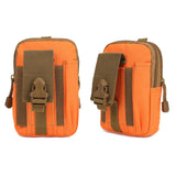 Waterproof Tactical Waist Bag Belt Pack Molle Pouch Orange