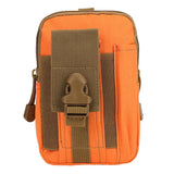 Waterproof Tactical Waist Bag Belt Pack Molle Pouch Orange