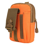 Waterproof Tactical Waist Bag Belt Pack Molle Pouch Orange