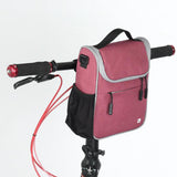 Maxbell Cycling Bags Bicycle Handlebar Bag Bike Front Tube Basket Rear Pannier Red - Aladdin Shoppers