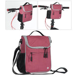 Maxbell Cycling Bags Bicycle Handlebar Bag Bike Front Tube Basket Rear Pannier Red - Aladdin Shoppers