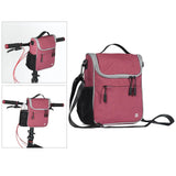 Maxbell Cycling Bags Bicycle Handlebar Bag Bike Front Tube Basket Rear Pannier Red - Aladdin Shoppers