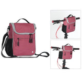Maxbell Cycling Bags Bicycle Handlebar Bag Bike Front Tube Basket Rear Pannier Red - Aladdin Shoppers
