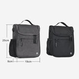 Maxbell Bike Handlebar Bag Rear Pannier Top Tube Frame Lunch Insulated Bag Black - Aladdin Shoppers