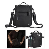 Maxbell Bike Handlebar Bag Rear Pannier Top Tube Frame Lunch Insulated Bag Black - Aladdin Shoppers