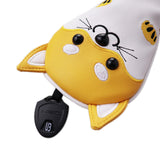 Maxbell 2 Pieces Golf Driver Head Cover PU Leather 400cc Woods Stylish Protectors