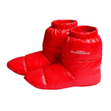 Maxbell Maxbell Outdoor Winter Duck Down Booties Thermal Slippers Camping Boots Red 25cm