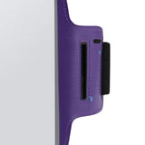 Maxbell Maxbell 1pc Waterproof Armband Fitness Gym Exercise Holder Pouch Waistband Workouts purple