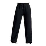 Maxbell 4xWomens Sweatpants Fleece Lining Jogger Pants Casual Harem Trouser Black 3XL