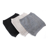 Maxbell 2xUnisex Cashmere Waistband Waist Warmer Abdominal Kidney Binder Belt Gray