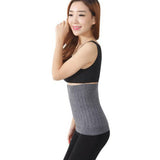 Unisex Cashmere Waistband Waist Warmer Abdominal Kidney Binder Belt Gray