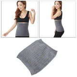 Maxbell 2xUnisex Cashmere Waistband Waist Warmer Abdominal Kidney Binder Belt Gray