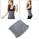 Unisex Cashmere Waistband Waist Warmer Abdominal Kidney Binder Belt Gray