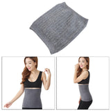 Maxbell 2xUnisex Cashmere Waistband Waist Warmer Abdominal Kidney Binder Belt Gray