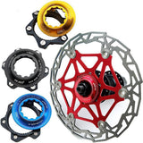 Maxbell Bike Center Lock Adapter Conversion to 6-Bolt Rotor Washer Gasket Golden - Aladdin Shoppers