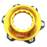 Maxbell Bike Center Lock Adapter Conversion to 6-Bolt Rotor Washer Gasket Golden - Aladdin Shoppers