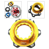 Maxbell Bike Center Lock Adapter Conversion to 6-Bolt Rotor Washer Gasket Golden - Aladdin Shoppers