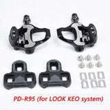 Maxbell Road Bike Bicycle Pedal Cleats Set Clipless Pedals Cleat Bolts for Look KEO - Aladdin Shoppers