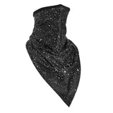 Face Mask Balaclava Tube Bandana Cover Neck Gaiter Scarf  Black Night