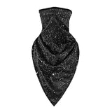 Face Mask Balaclava Tube Bandana Cover Neck Gaiter Scarf  Black Night