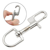 10xStainless Steel Swivel Bolt Snap Hook Clip Scuba Diving 100mm Single Ended