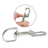 10xStainless Steel Swivel Bolt Snap Hook Clip Scuba Diving 100mm Single Ended