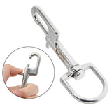 10xStainless Steel Swivel Bolt Snap Hook Clip Scuba Diving 100mm Single Ended